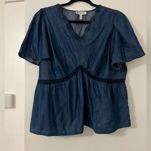 Jessica Simpson Blue Blouse